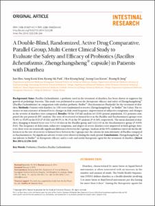 A Double-Blind, Randomized, Active Drug Comparative, Parallel-Group, Multi-Center Clinical Study to Evaluate the Safety and Efficacy of Probiotics (Bacillus licheniformis, Zhengchangsheng® capsule) in Patients with Diarrhea