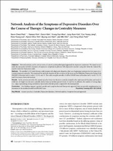 Network Analysis of the Symptoms of Depressive Disorders Over the Course of Therapy: Changes in Centrality Measures