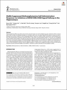 MeBib Suppressed Methamphetamine Self-Administration Response via Inhibition of BDNF/ERK/CREB Signal Pathway in the Hippocampus