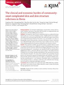 The clinical and economic burden of community-onset complicated skin and skin structure infections in Korea