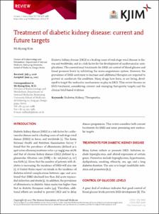 Treatment of diabetic kidney disease: current and futrue targets