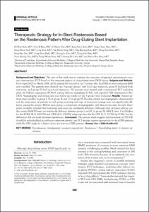 Therapeutic Strategy for In-Stent Restenosis Based on the Restenosis Pattern After Drug-Eluting Stent Implantation