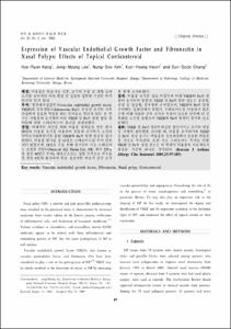 Expression of Vascular Endothelial Growth Factor and Fibronectin in Nasal Polyps: Effects of Topical Corticosteroid