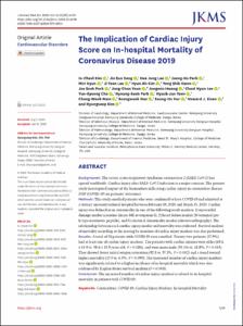 The Implication of Cardiac Injury Score on In-hospital Mortality of Coronavirus Disease 2019
