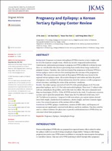 Pregnancy and Epilepsy: a Korean Tertiary Epilepsy Center Review