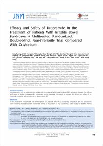 Efficacy and Safety of Tiropramide in the Treatment of Patients With Irritable Bowel Syndrome: A Multicenter, Randomized, Double-blind, Non-inferiority Trial, Compared With Octylonium