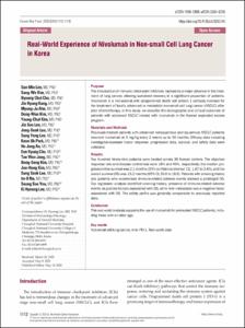Real World Experience of Nivolumab in Non-Small Cell Lung Cancer in Korea