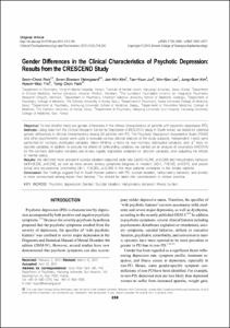 Gender Differences in the Clinical Characteristics of Psychotic Depression: Results from the CRESCEND Study