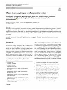Efficacy of coronary imaging on bifurcation intervention