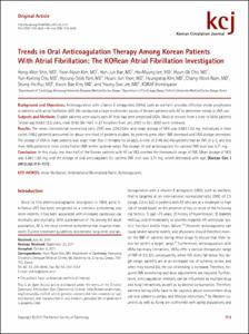Trends in Oral AnticOAgulation Therapy Among Korean Patients With Atrial Fibrillation: The KORean Atrial Fibrillation Investigation