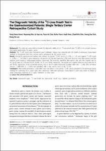 The Diagnostic Validity of the 13C-Urea Breath Test in the Gastrectomized Patients: Single Tertiary Center Retrospective Cohort Study