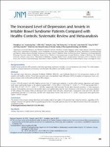 The Increased Level of Depression and Anxiety in Irritable Bowel Syndrome Patients Compared with Healthy Controls: Systematic Review and Meta-analysis