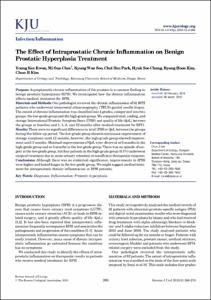 The Effect of Intraprostatic Chronic Inflammation on Benign Prostatic Hyperplasia Treatment