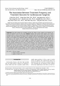 The association between treatment frequency and treatment outcome for cardiovascular surgeries