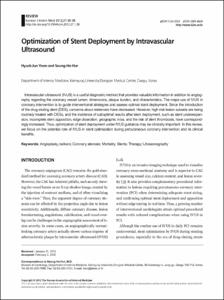 Optimization of Stent Deployment by Intravascular Ultrasound