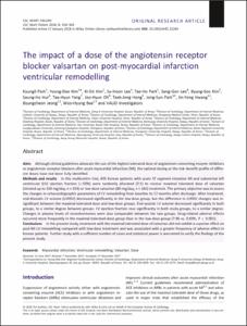 The impact of a dose of the angiotensin receptor blocker valsartan on post-myocardial infarction ventricular remodelling