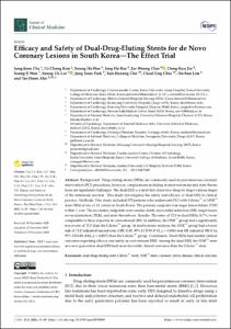 Efficacy and Safety of Dual-Drug-Eluting Stents for de Novo Coronary Lesions in South Korea-The Effect Trial