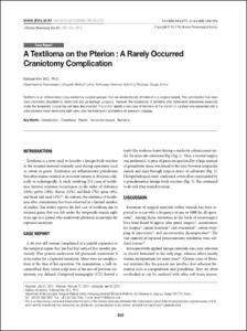 A Textiloma on the Pterion : A Rarely Occurred Craniotomy Complication