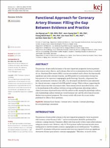 Functional Approach for Coronary Artery Disease: Filling the Gap Between Evidence and Practice