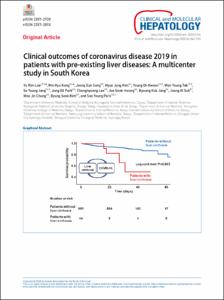 Clinical outcomes of coronavirus disease 2019 in patients with pre-existing liver diseases: A multicenter study in South Korea