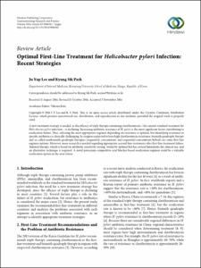 Optimal First-Line Treatment for Helicobacter pylori Infection: Recent Strategies