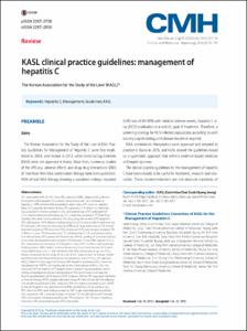 KASL clinical practice guidelines : management of hepatitis C