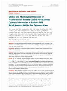 Clinical and Physiological Outcomes of Fractional Flow Reserve-Guided Percutaneous Coronary Intervention in Patients With Serial Stenoses Within One Coronary Artery
