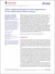 AROS Is a Significant Biomarker for Tumor Aggressiveness in Non-cirrhotic Hepatocellular Carcinoma