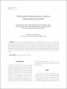 The Paradox of Hypertension; a pellet in hypertrophic myocardium