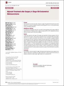 Adjuvant Treatment after Surgery in Stage IIIA Endometrial Adenocarcinoma