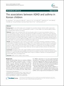 The associations between ADHD and asthma in Korean children