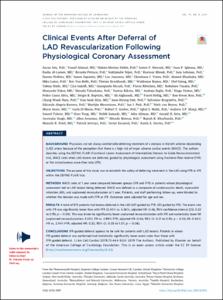 Clinical Events After Deferral of LAD Revascularization Following Physiological Coronary Assessment
