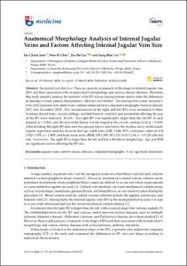Anatomical Morphology Analysis of Internal Jugular Veins and Factors Affecting Internal Jugular Vein Size