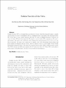 Nodular Fasciitis of the Vulva