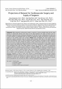 Projections of demand for cardiovascular surgery and supply of surgeons