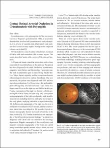 Central Retinal Arterial Occlusion in Granulomatosis with Polyangiitis