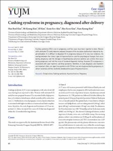 Cushing syndrome in pregnancy, diagnosed after delivery