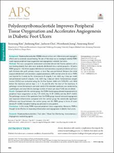 Polydeoxyribonucleotide Improves Peripheral Tissue Oxygenation and Accelerates Angiogenesis in Diabetic Foot Ulcers