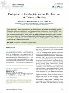 Postoperative Rehabilitation after Hip Fracture: A Literature Review