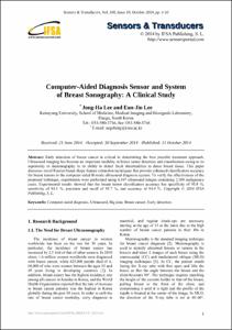 Computer-Aided Diagnosis Sensor and System of Breast Sonography: A Clinical Study