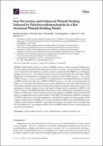 Scar prevention and enhanced wound healing induced by polydeoxyribonucleotide in a rat incisional wound-healing model