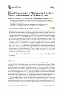 Clinical Characteristics of Mitochondrial DNA Copy Number in Osteonecrosis of the Femoral Head