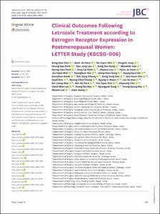 Clinical Outcomes Following Letrozole Treatment according to Estrogen Receptor Expression in Postmenopausal Women: LETTER Study (KBCSG-006)