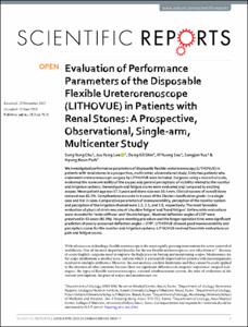 Evaluation of Performance Parameters of the Disposable Flexible Ureterorenoscope (LITHOVUE) in Patients with Renal Stones: A Prospective, Observational, Single-arm, Multicenter Study
