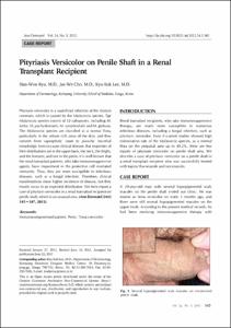 Pityriasis Versicolor on Penile Shaft in a Renal
Transplant Recipient