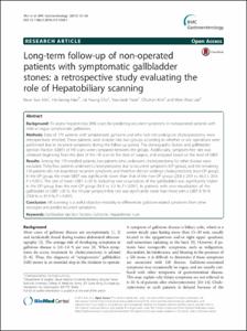Long-term follow-up of non-operated patients with symptomatic gallbladder stones: a retrospective study evaluating the role of Hepatobiliary scanning.