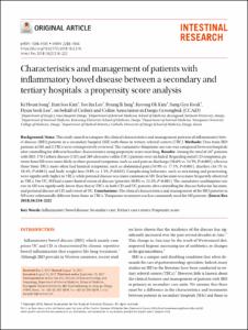 Characteristics and management of patients with inflammatory bowel disease between a secondary and tertiary hospitals: a propensity score analysis
