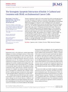The Synergistic Apoptotic Interaction of Indole-3-Carbinol and Genistein with TRAIL on Endometrial Cancer Cells
